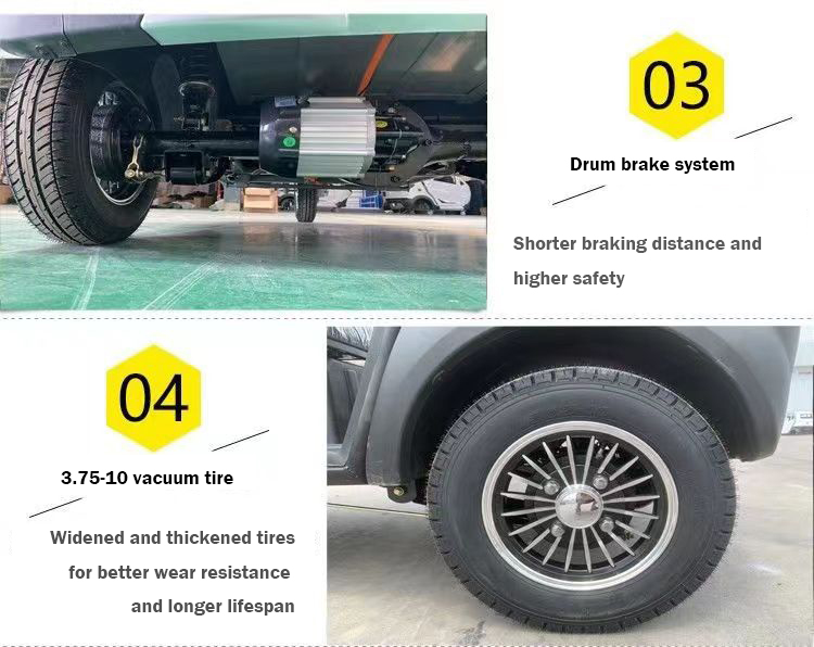 EEC NOVO profesionalni jeftini 3 kotača 2 sjedala 2 vrata Mini Smart Mini električni automobil-Q2 (7)