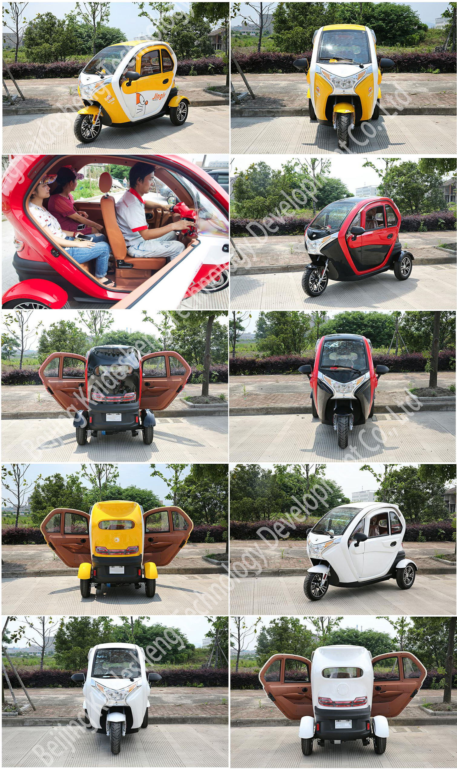 3 wheel electric car