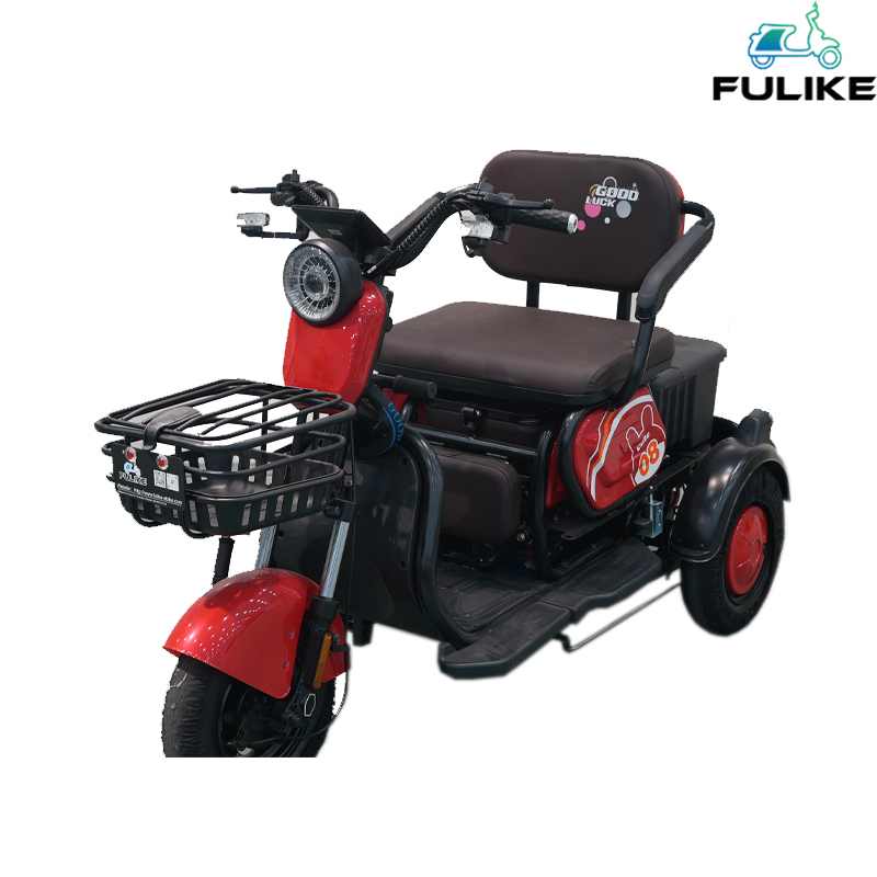 Wholesale FULIKE Custom 3 Wheel Electric Scooter Bike Electric Mobility EV Scooter With Roof Manufacturer and Supplier Kaidesheng